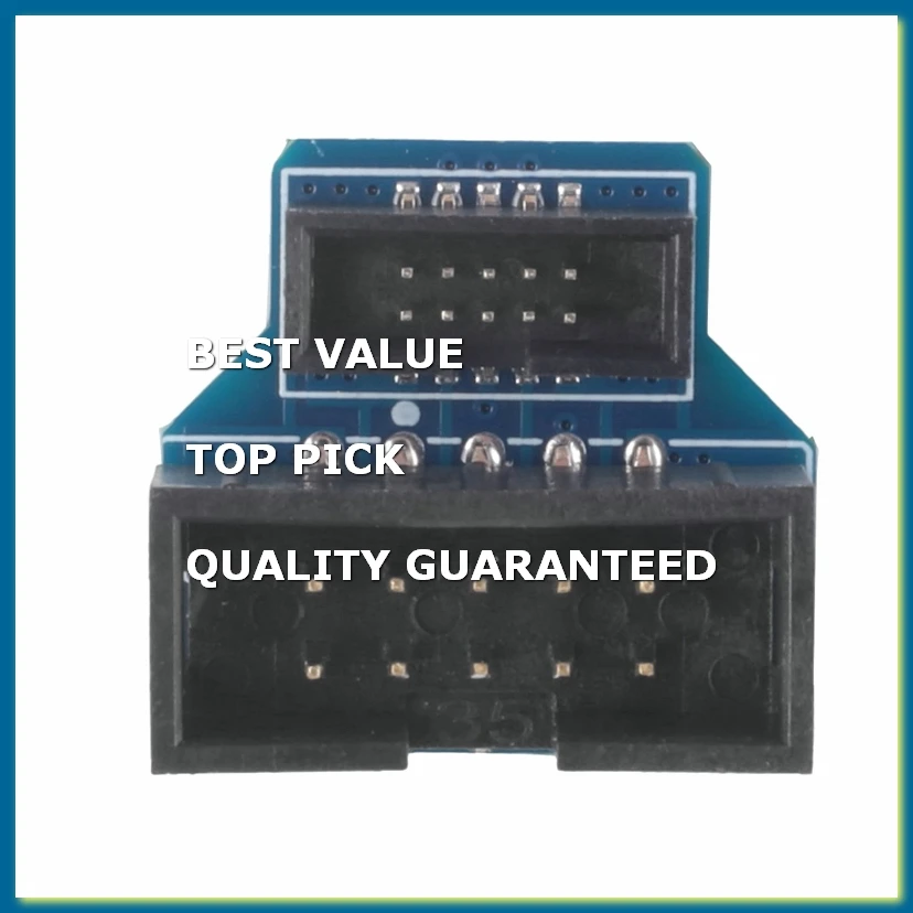 SWD JTAG Interface Adapter Board, 10Pin 2.54mm to 1.27mm Pitch Converter for Programming & Debugging