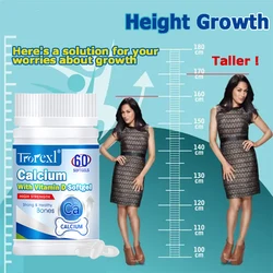 Help Grow Taller - Natural Height Growth Supplement with Calcium Vitamin D3 - Height Maximizer- Height Increase, Bone Strength