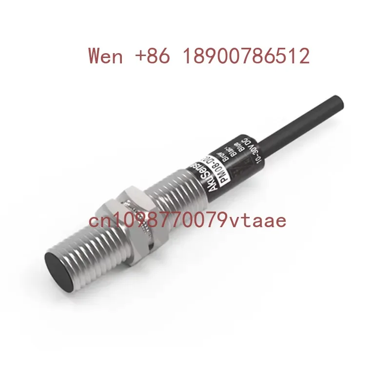 AKUSENSE M8 housing diffuse reflective visible light IP65 position optical photocell photoelectric sensor