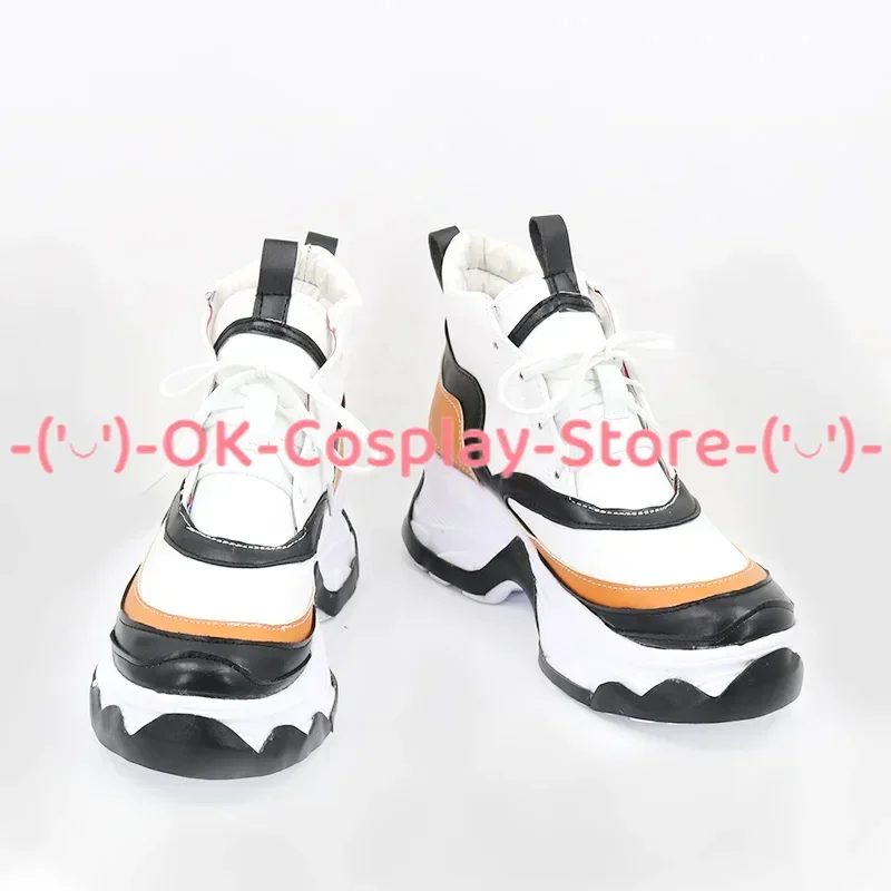 Alban Knox Cosplay Shoes Vtuber Cosplay Prop PU Leather Shoes Halloween Carnival Boots Custom Made