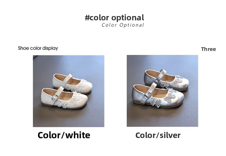 Mädchen Frühling Herbst Neue Prinzessinnen-Schuhe Weiche Sohle Rutschfest Quadratischer Schnitt PU-Leder Modische Mary Jane Schülerverschuhe – Detail 3