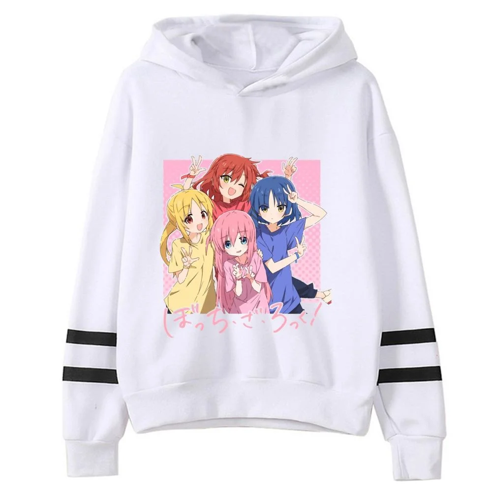 Bocchi the Rock Manga Ryo Hoodies Frauen Winter Anime Kawaii Anime Kleidung Kapuzenshirt Frauen Gothic Pulls