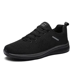 2024 Comfortable Shoes for Men Mesh Men's Sneaker Trend Lace Up Shoes Light Soid Sports Male Shoes Zapatillas Deportivas Hombre