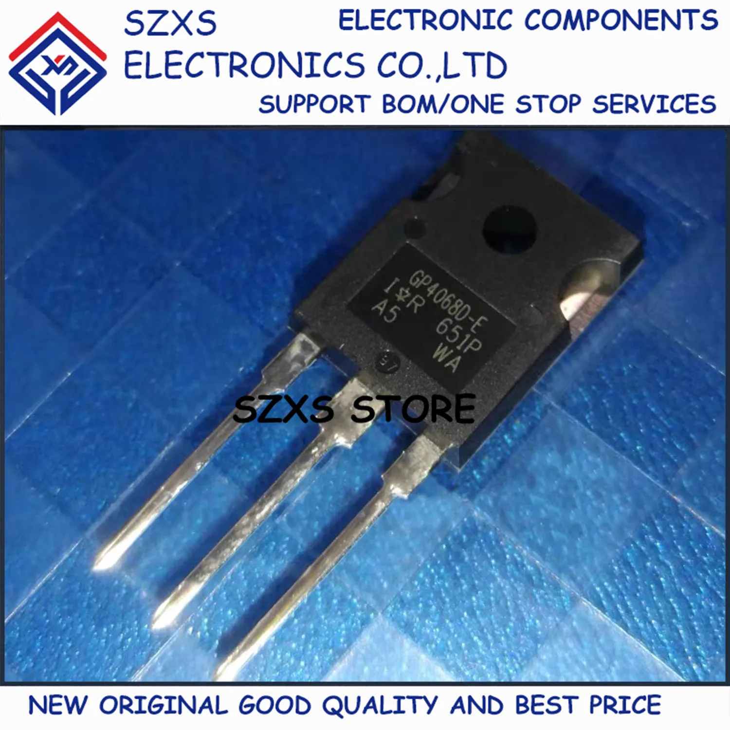 

New Original 5Pcs IRGP4068D-E GP4068D-E TO-247 600V 48A Powerful IGBT Transistor In Stock Electronic Components Good Quality