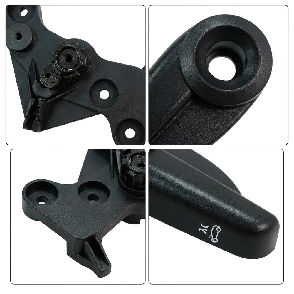For BMW For Mini F54 F60 Front Hood Handle and Cable 3PCS ABS Black OEM Reference 51237495843 51237430846 51237307640