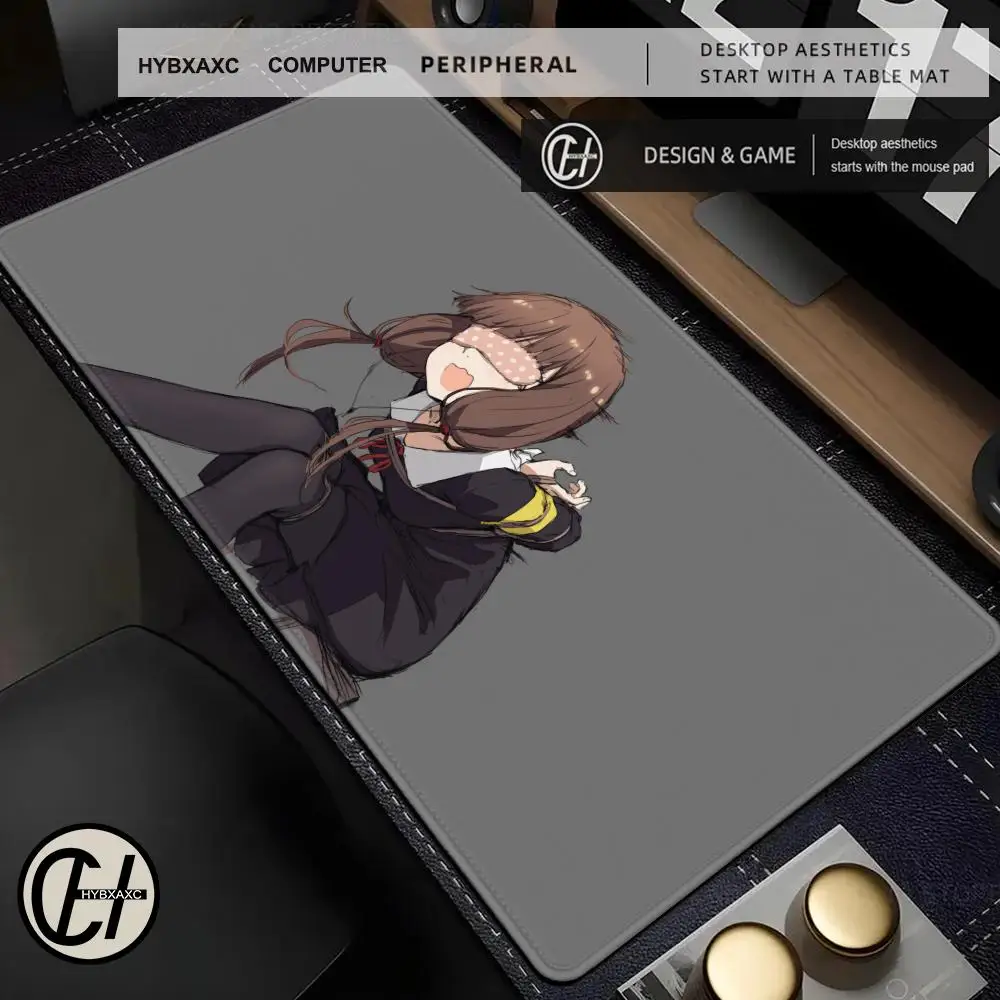 

Anime Girl Kawaii Mouse Pad Laptop Gaming Accessories Mousepad PC Gamer Cabinet Non Slip Desk Mat Blindfolded Girls Mouse Mats