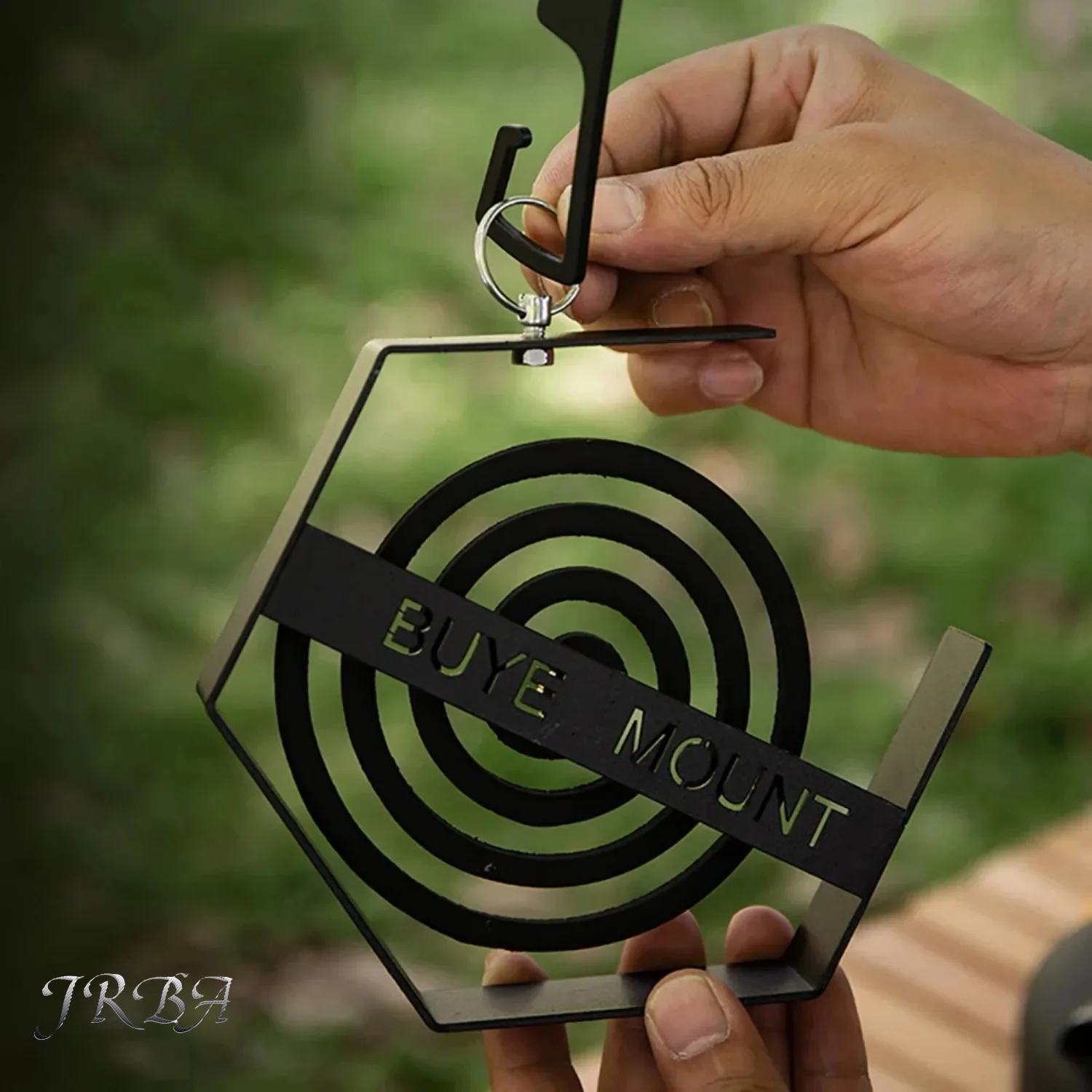 Outdoor Hanging Mosquito Coil Holder Black Camping Supplies Hiking Tourist Mosquito Coil Tray Essential Camping Tool image 6