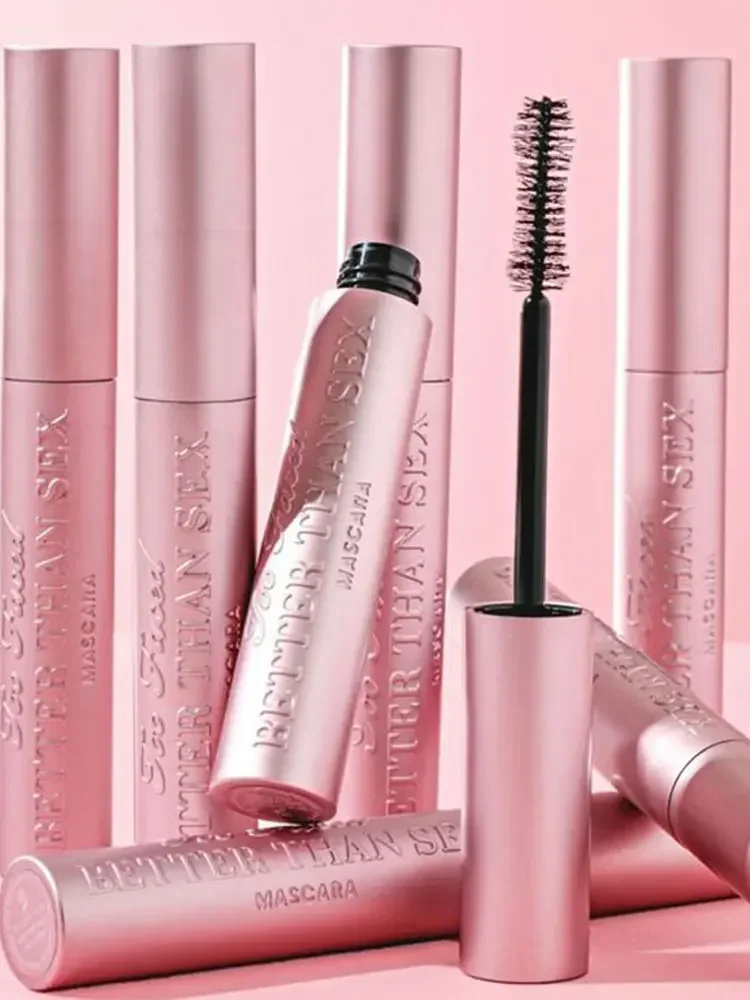 

Better Than Sex Mascara make up Big Eyes Nourish Waterproof Sweatproof Bushy Long Volume Pink Aluminum Smooth Makeup 8ml