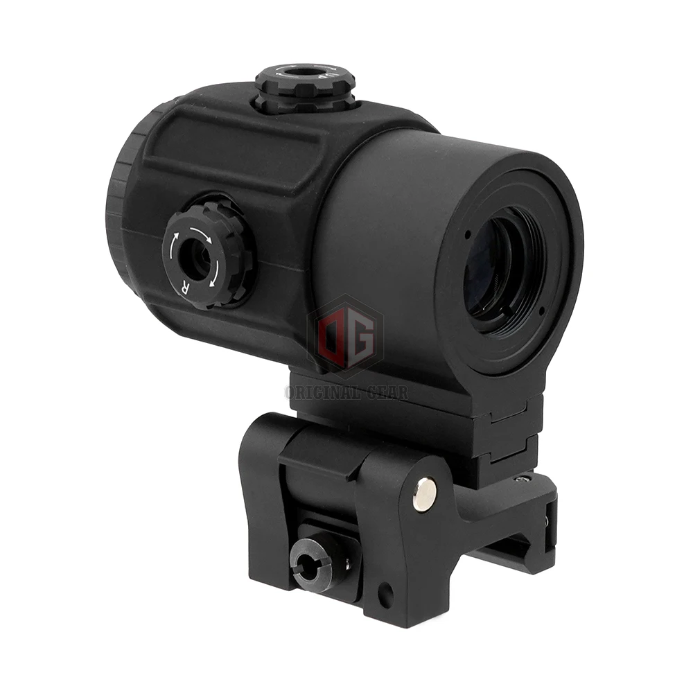 Hunting Tactical Magnifier G43 3X Modern Version US Flag Marking With Switch to Side Quick Detachable QD Mount