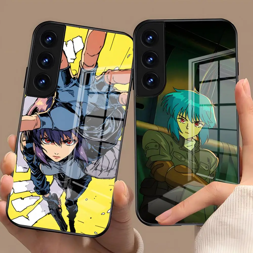 G-Ghost In The Shell Phone Case For Samsung S26 S25 Plus S20 S20 Plus S22 Ultra S23 FE S21 Plus S21 Ultra Glass Cover