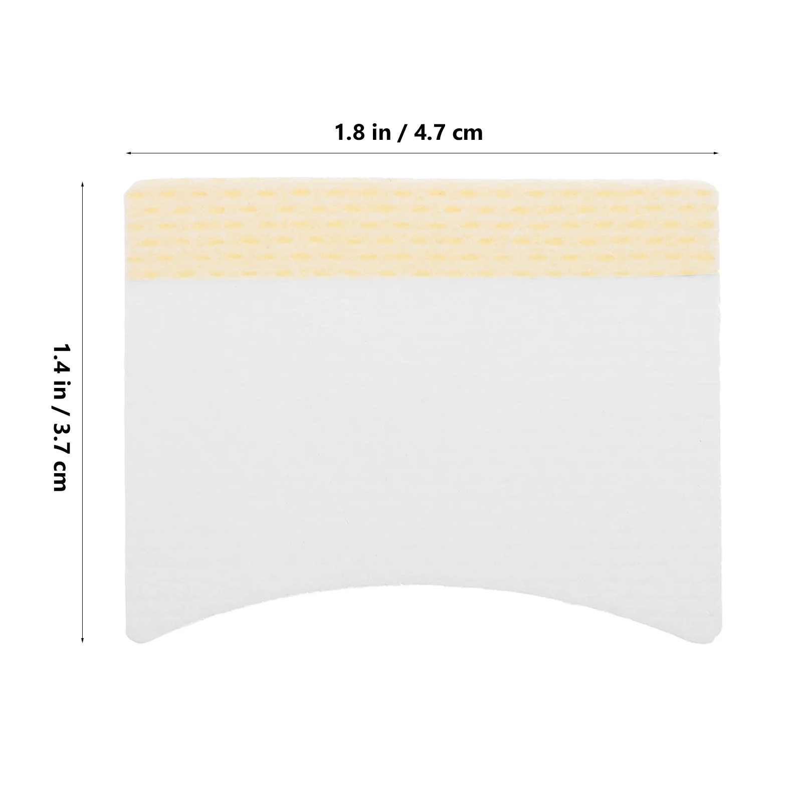 40Pcs Eyelash Extension Remover Pads Disposable Cotton Under Eye Lash Patch for Lash Perming Tinting Glue Cleaning Makeup