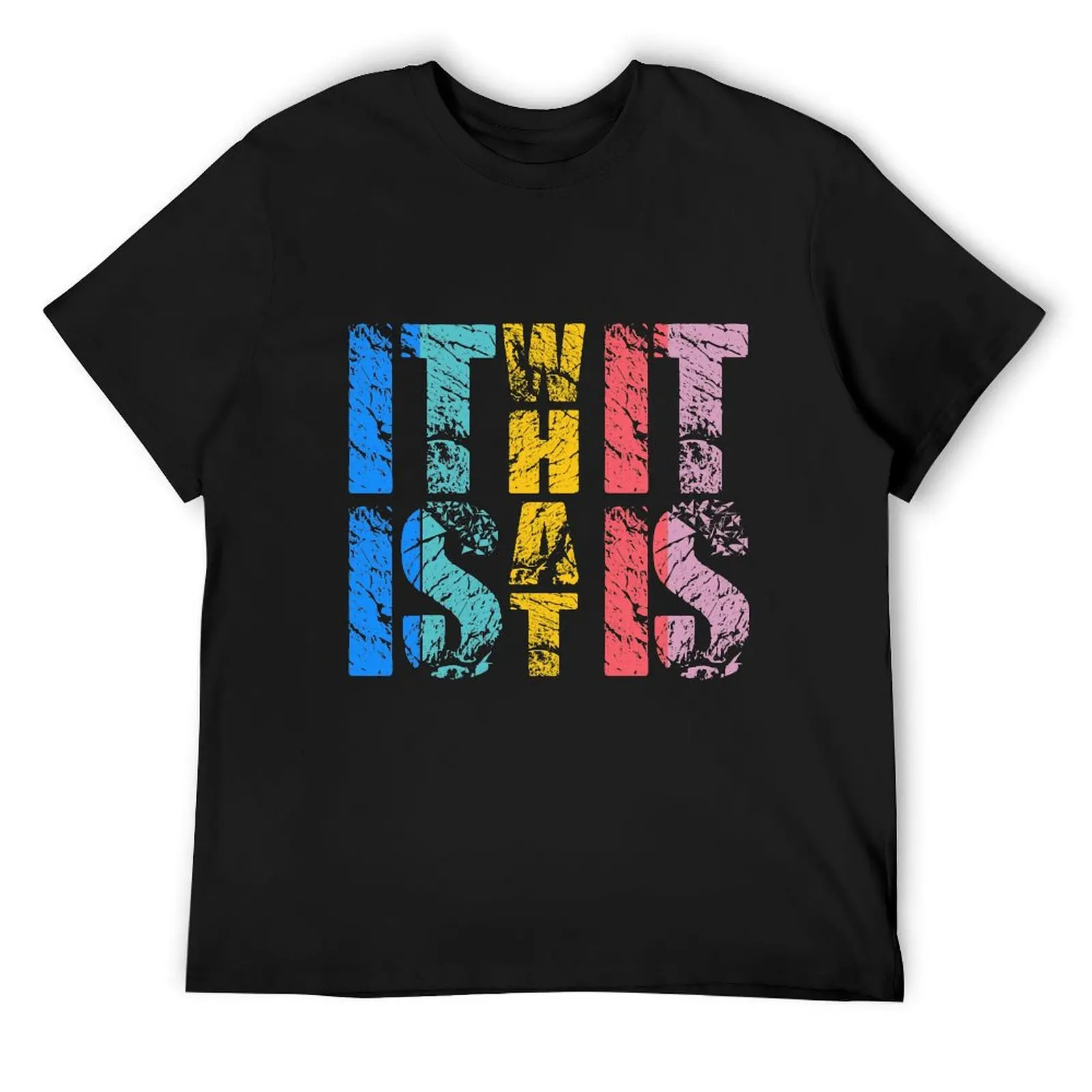 

IT IS WHAT IT IS T-Shirt plus size clothes aesthetic clothes oversized fitted t shirts for men