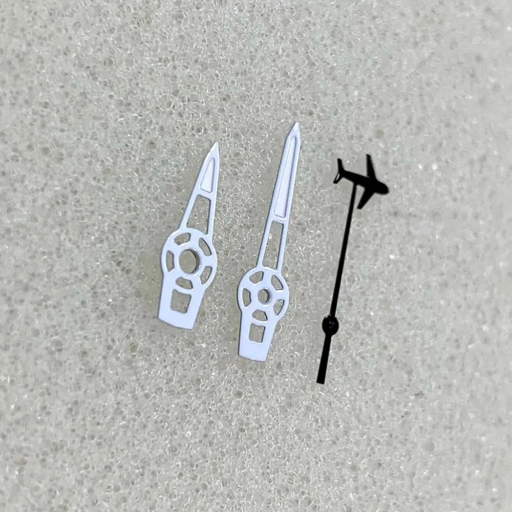 Großhandel für NH34 NH35 NH36 Uhrzeiger, grün leuchtende, schwarze, flache Sekundenzeiger für NH70 Uhrwerk Ersatzteil – Detail 12