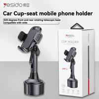 Yesido car cup holder phone holder suitable for Apple 360 degree rotating stand