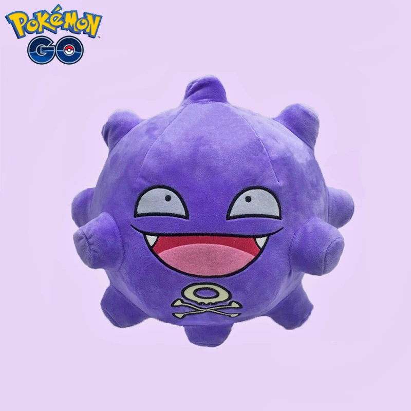 Pokemon Koffing Peluche 30 cm Kawaii Viola Pokemon Giappone Anime Koffing Bambola di pezza Regali di souvenir di Natale Compleanno per i bambini