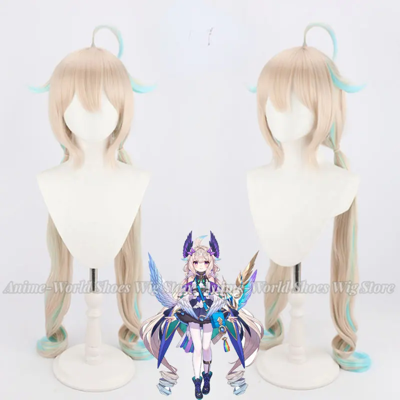 

Virtual YouTuber VTuber Enna Alouette 130cm Long Straight Anime Cosplay Wigs Fiber Heat Resistant Synthetic Hair + Wig Cap