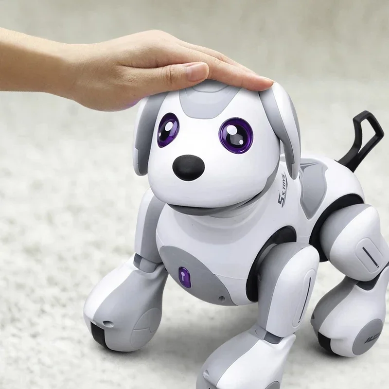 Chien télécommandé électronique intelligent pour animaux de compagnie, chien robot, télécommande vocale, chanson itude, jouet pour enfants, cadeau pour enfant, nouveau