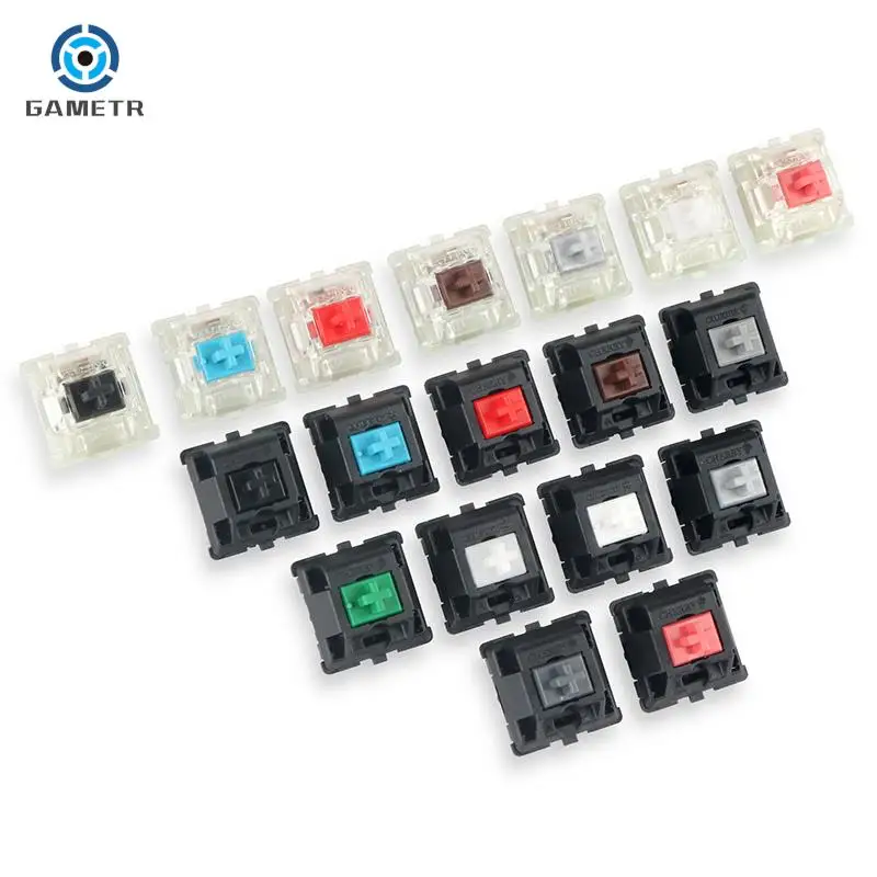 Cherry MX Switch Mechanical Keyboard Silver Pink MX Brown Blue Switch 3 Pin Cherry Bright For Mechanical Keyboard