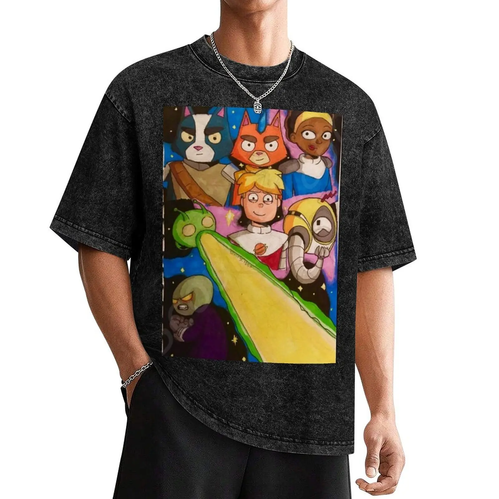 

Final Space T-Shirt cute tops new gifts and t-shirts man clothes rapper graphic tees men t shirt