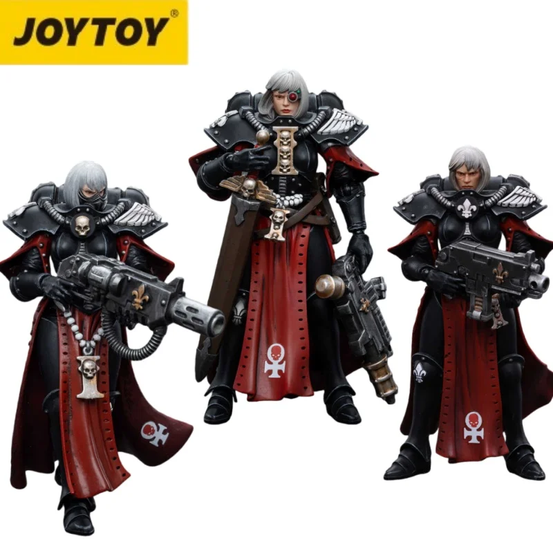 JOYTOY Warhammer 40k 1/18 Actionfigur Adepta Sororitas Battle Sister Superior Imagifier Jurel Anime Militärspielzeugmodell für Fan