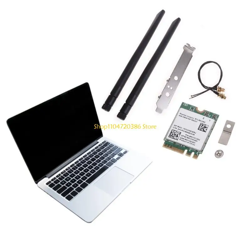 

New RTL8852BE Dual Band 2.4G WIFI6 802.11ax WIFI Card 1800Mbps BT5.2 Module