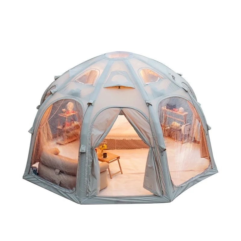 Tent TPU viewing car tail cotton circular camp tent camping