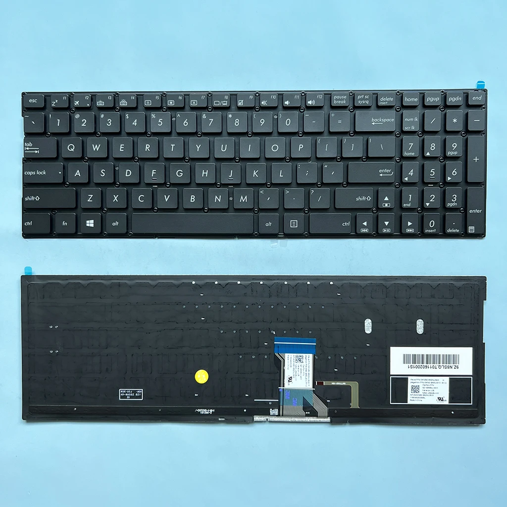 

Q552 US Keyboard for ASUS Q552UB Q553UB Q524 Q524U Q534UX Q502 Q502LA Q503 Q503UA Q504 Backlit NSK-USWBU 9Z.N8SBU.W01