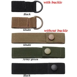 1Pc Nylon Molle Ribbon High Strength Hanging Webbing Buckle Key Hook Clip Belt Hooks Hiking Climbing Carabiner