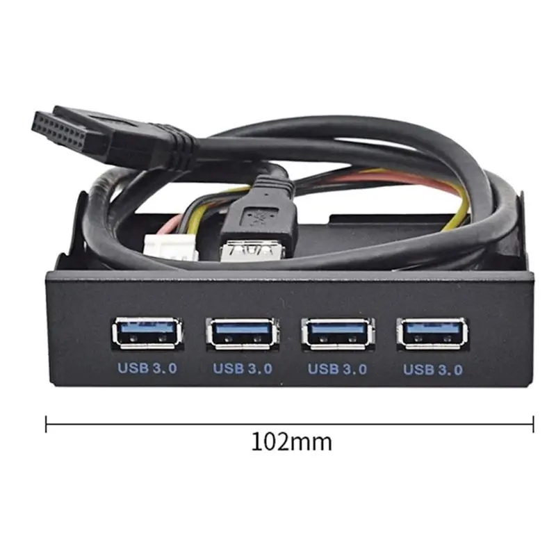 Cablecc USB 3.0 Front Panel Header To USB-C & USB 3.0 HUB Motherboard-ABIU