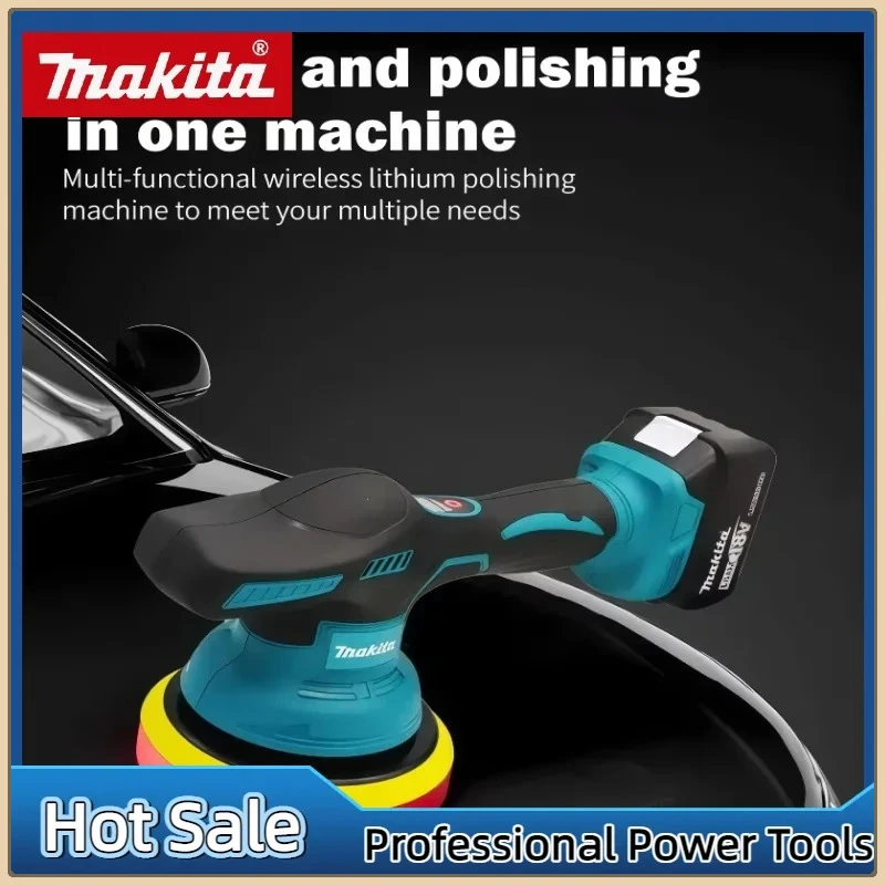 ماكيتا 18 فولت-20 فولت بطارية لاسلكية 8 التروس سيارة الكهربائية الملمع آلة الصبح إصلاح اللاسلكية التلميع الملمع #3