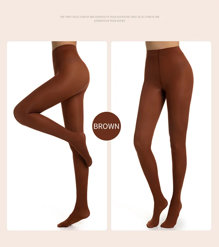 Frauen Plus Größe Strumpfhosen Hosen Gestrickte Weiße Tanzen Socken 40d Bunte Strumpfhosen Sexy Orange Lila Leggings Neues Design 45-75kg – Detail 6