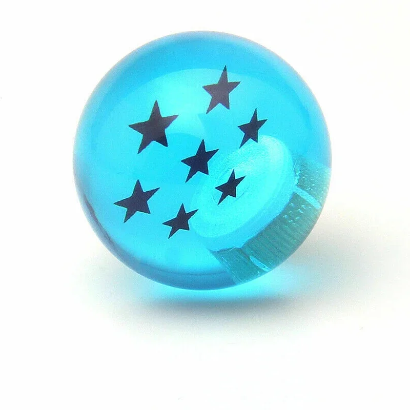 54mm Diameter Shift Knob 1-7 Stars Automotive Universal Gear Shift Modification High-definition Glass - Star Embedded Shift Ball