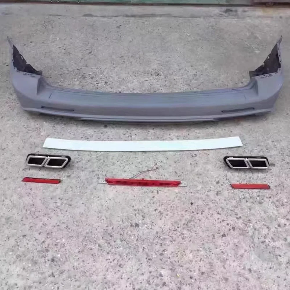 Body kit for Volkswagen vw Multivan T5 2012-2014 Modified Front lip Rear lip Side skirt Tail wing Daylight Radiator Tail throat