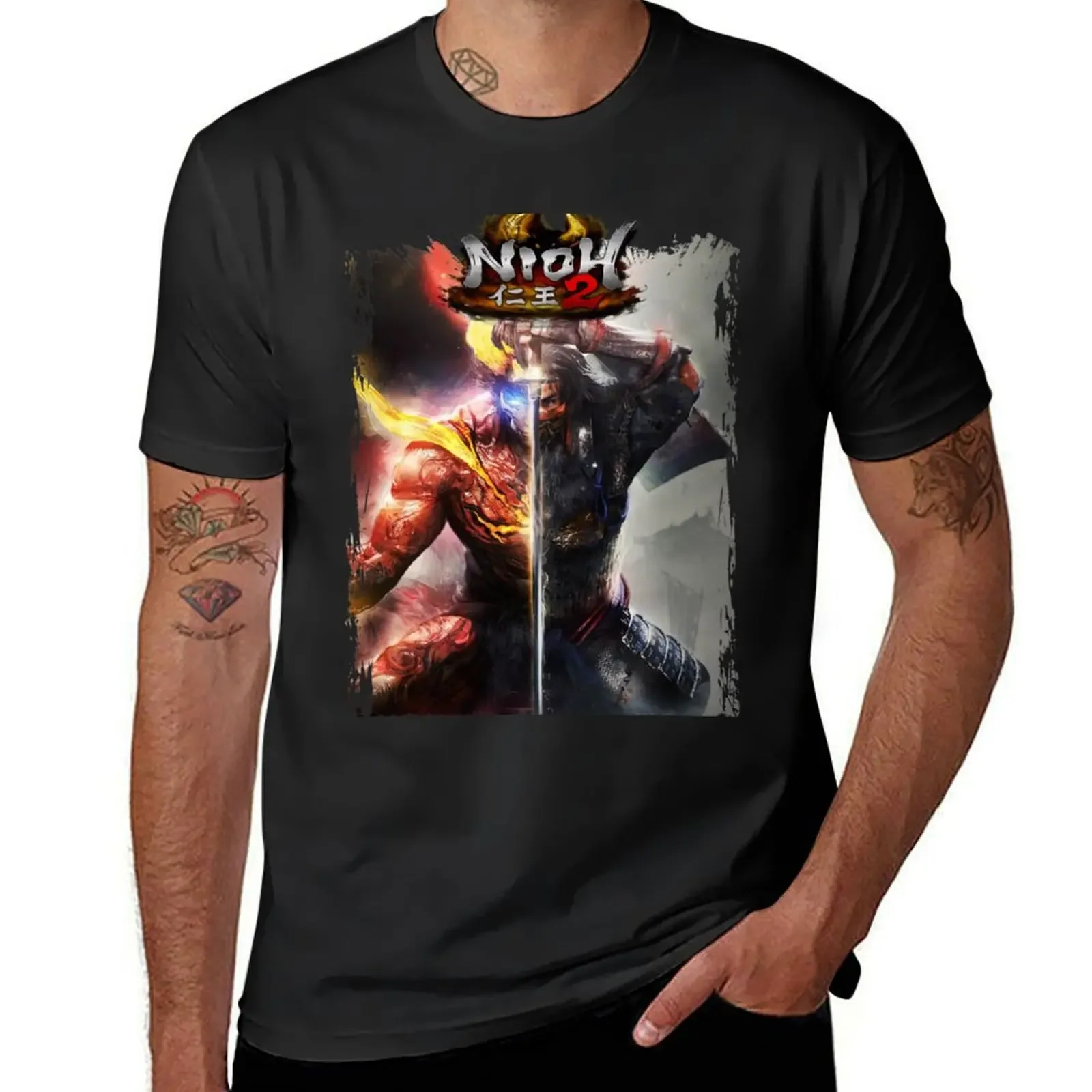 Nioh 2 gam| Perfect Gift T-Shirt topping customs design your own anime figures hippie clothes big and tall t shirts for men