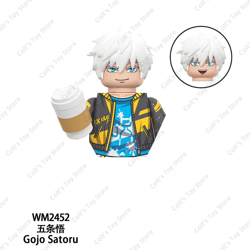 NEW Jujutsu Kaisen Toys Satoru Gojo Itadori Yuji Mini Action Figures Building Blocks Classic Japan Anime Dolls Model Kids Gifts