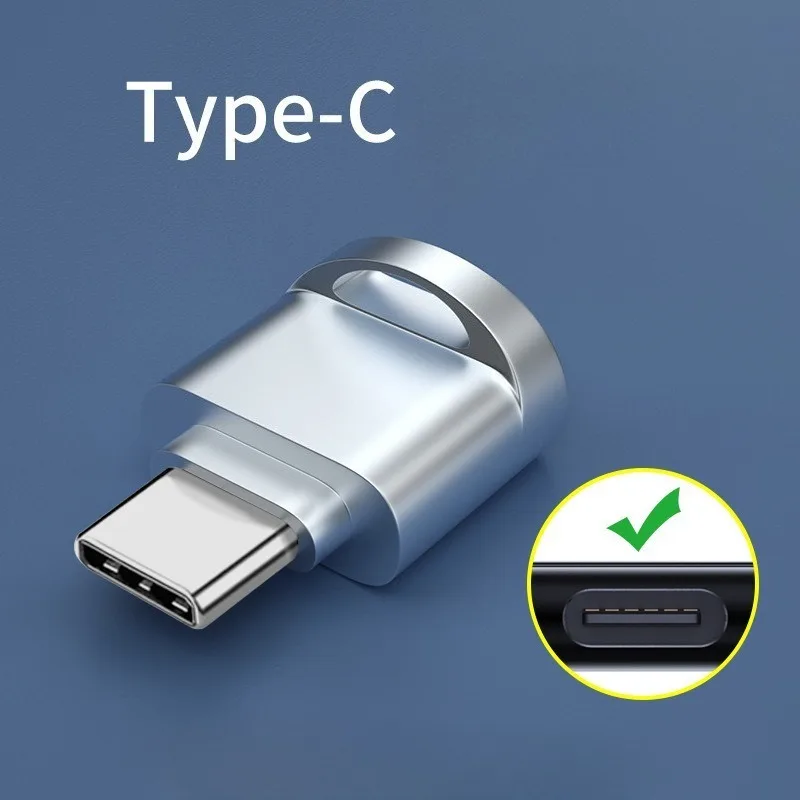 

Online Portable Mini Card Reader for Macbook Smartphone USB3.1 Micro Card Reader TF Memory Card Adapter OTG