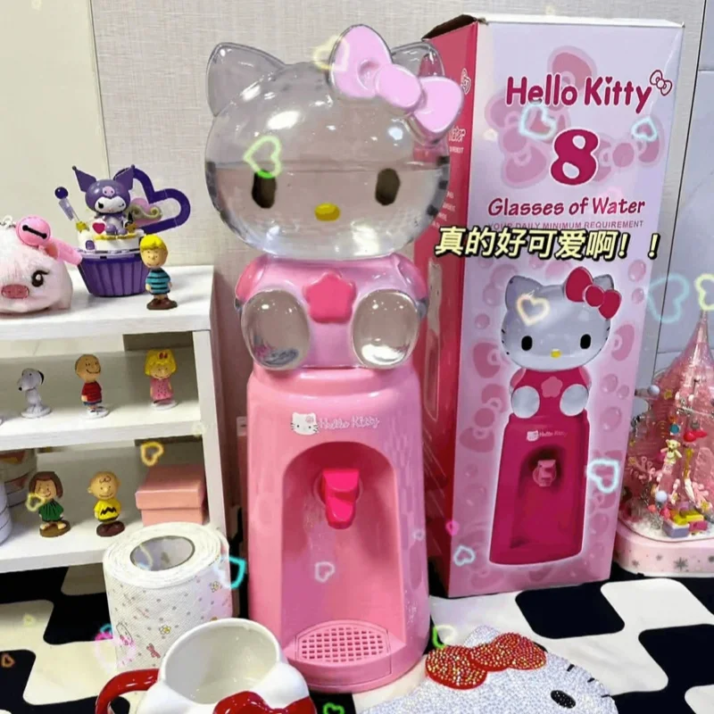 Hot 2l Kawaii Sanrio Cartoon Hello Kitty My Melody Desktop Water Dispenser Cute Beautiful Cup Large Capacity Kid Christmas Gift