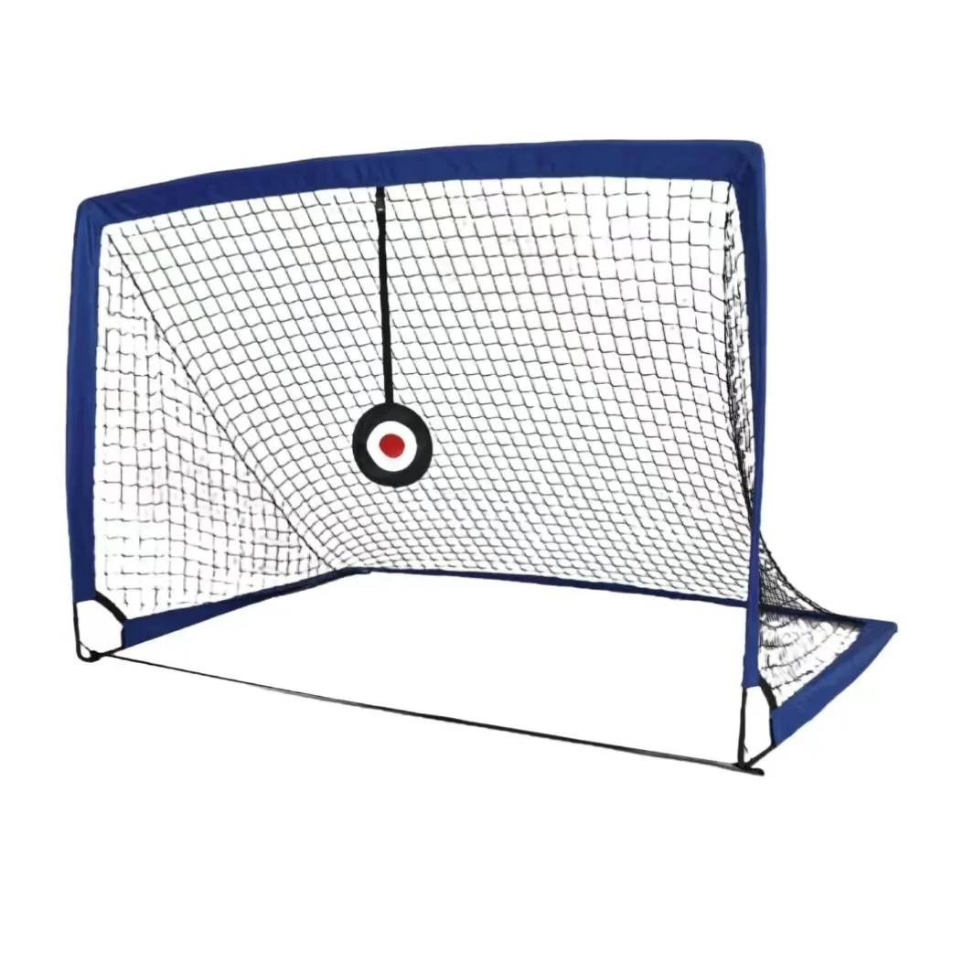 Perlengkapan sepak bola portabel untuk anak-anak TK, meliputi gawang dan tangga.