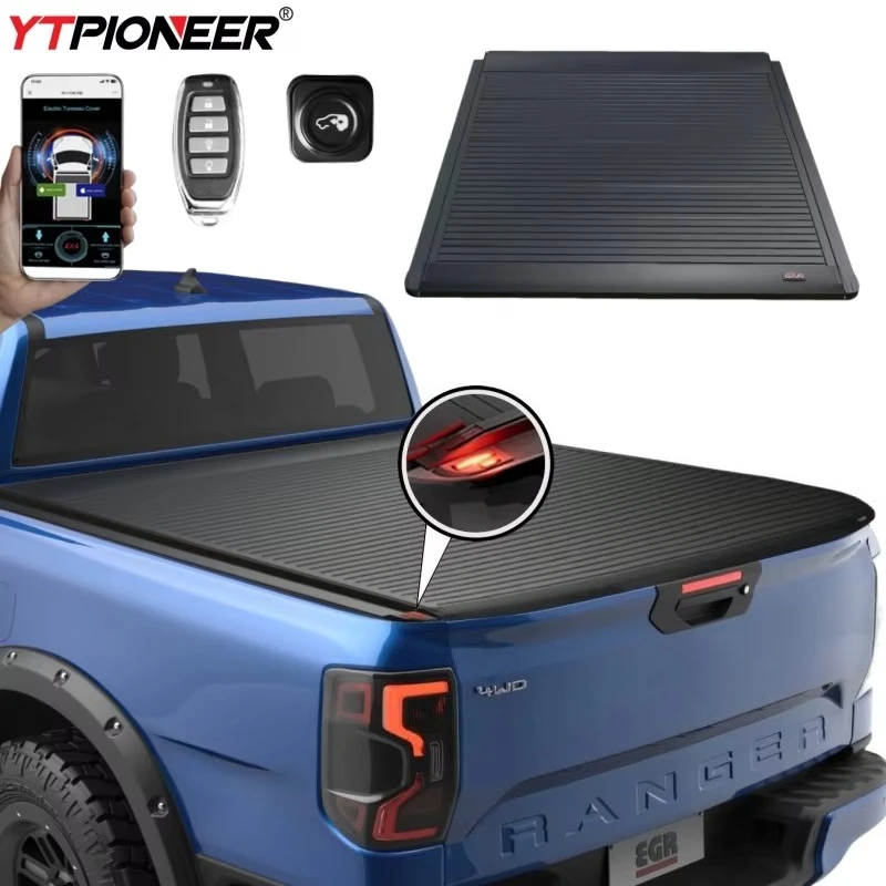 2017- 2025  Ranger T6 Txl Next Gen Truck Roller Shutter Lid Pick up Box Bed Cover Retractable Aluminium Tonneau Cover
