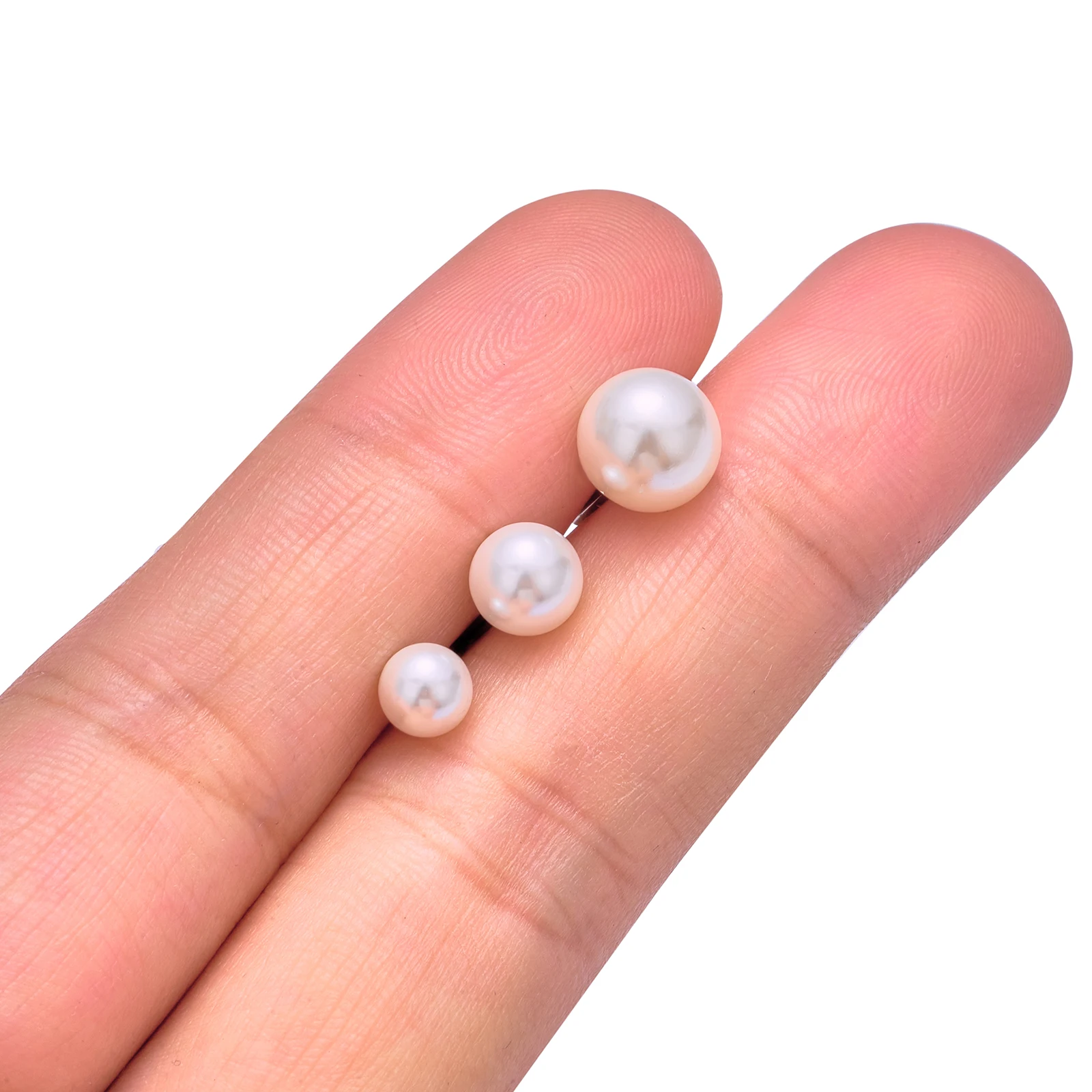 ASTM F136 Titanium Pearl Earri - Flat Back Labret Stud ulasan dan harga