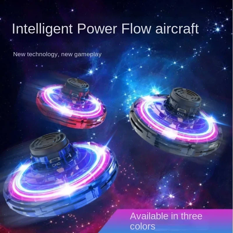 Conjunto de rodas de rolo antiestresse 3 em 1 com giroscópio levitante e disco voador, brinquedo fidget girador de dedo