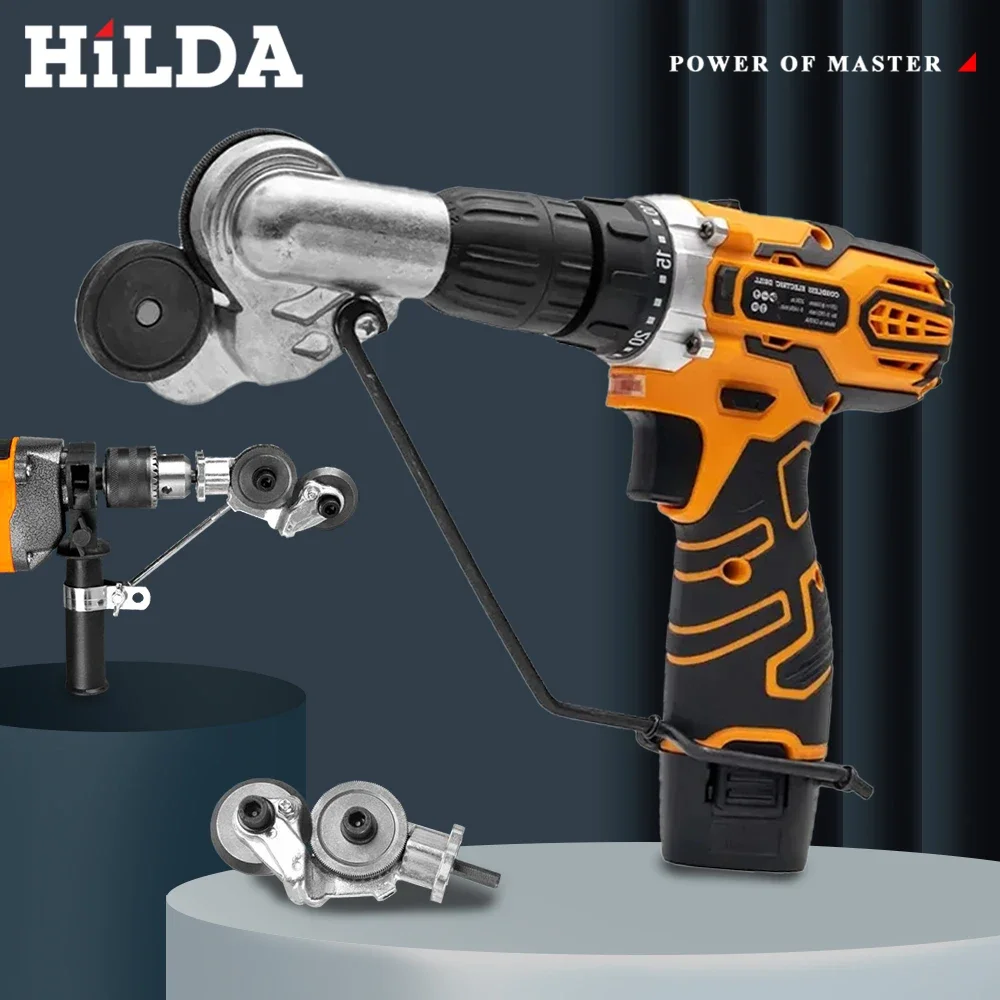 HILDA Electric Drill Modified Shearing Machine Stainless Steel Aluminum Alloy Fast Cutting Precision Electric Tool Accessories
