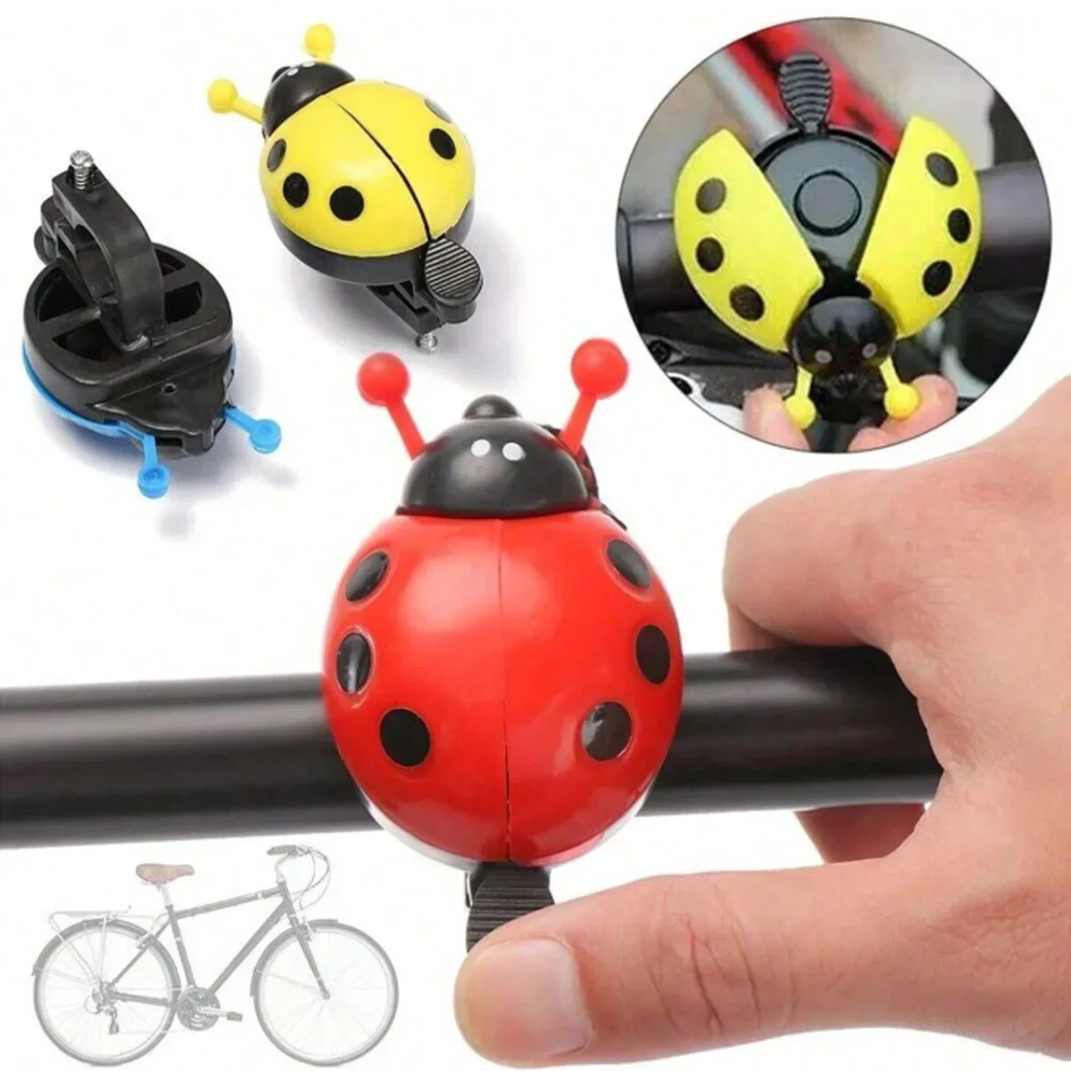 

shaped bell plastic bell loud sound suitable children adults sports outdoor parts Alarm bike