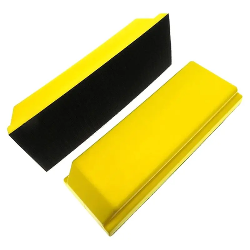 Manual Sanding Blocks(2 Pc), Foam Sanding Blocks, Sandpaper Tools,Polishing Pad,Suitable For Hook And Loop Sandpaper