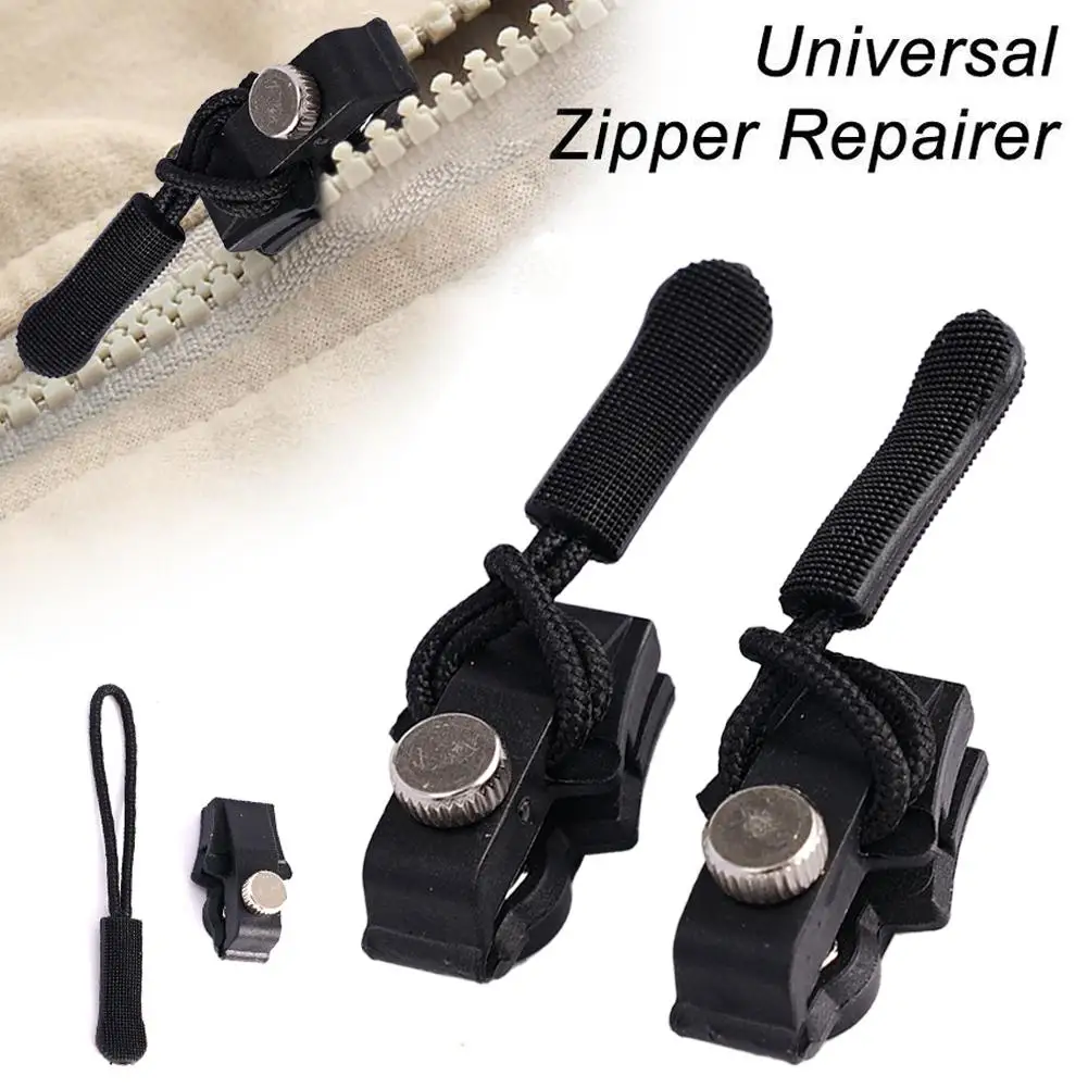 New 3 Different Size Zipper Repair Kit Removable Replacement Puller Zipper Tools Bad Instant Sewing Buckle Diy Zipper L1e3