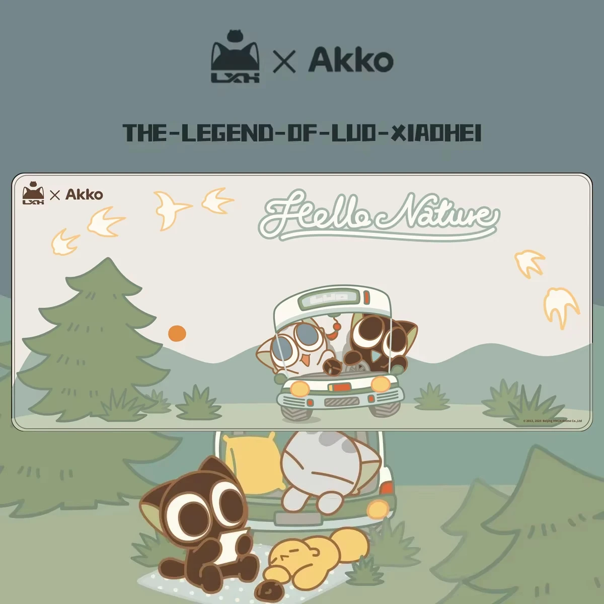 Akko The Legend of Hei Theme Mouse Pad 900*400mm Large Size Desk Mat for Gaming Office