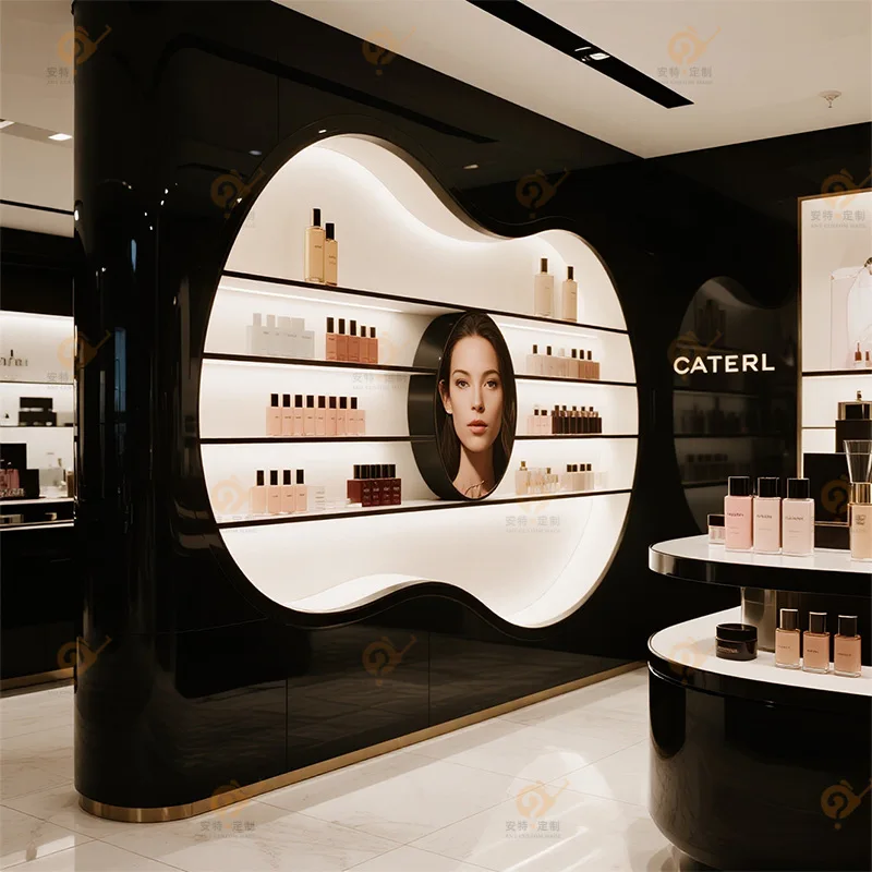 Cosmetics Display Cabinet Showroom Product Sample Display Cabinet Beauty Salon Beauty Nakajima Product Showcase Customization wi