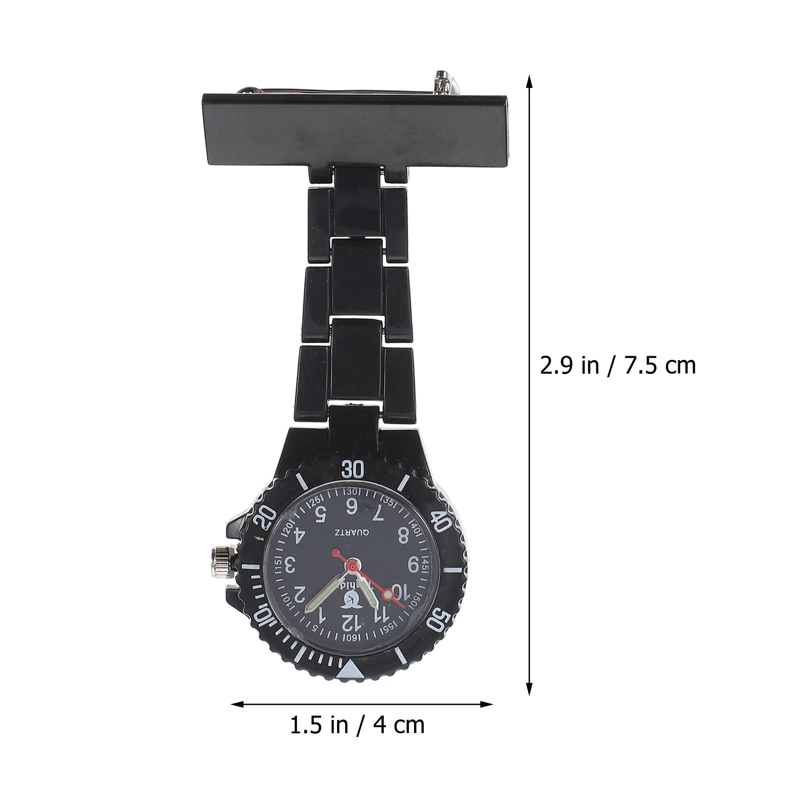 Часы для медсестры, кварцевые карманные часы-брелок для женщин, подарки для медсестер, силиконовая булавка для взрослых, большой циферблат, яркие цвета