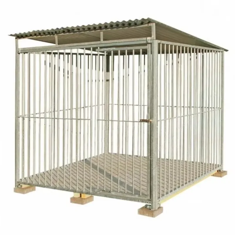 

Factory Direct Supply Large Outdoor Galvanized Steel Dog Kennel Premium Pet Gates & Pens
