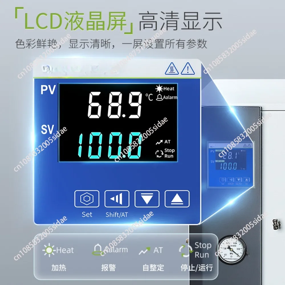 25L Digital Vacuum Drying Oven Laboratory Electric Heating Constant Temperature Oven Small Industrial Drying Carbinet DZF-6020A